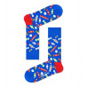 Chaussettes hautes Happy Socks Bon Bon Taille 36-40 Bleu