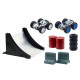 Pack de 2 Mini voitures à friction Exost Jump avec accessoires Modèle aléatoire