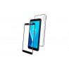 Coque de protection avec protecteur d'écran en verre trempé pour smartphone Wiko Y51 Transparent