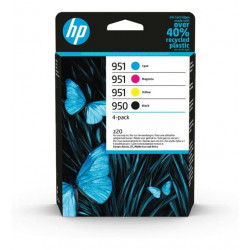 Pack de cartouche d'encre HP 950 Noir + Cartouche d'encre HP 951 couleurs Cyan, Magenta et Jaune
