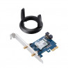 Adaptateur Wi-Fi Bi-bande PCIe 160 MHz AC2100 Asus PCE-AC58BT Noir