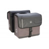Sacoche double de vélo Willex Business 40L Gris et Noir