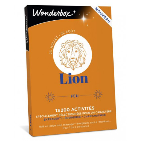 Coffret cadeau Wonderbox Lion