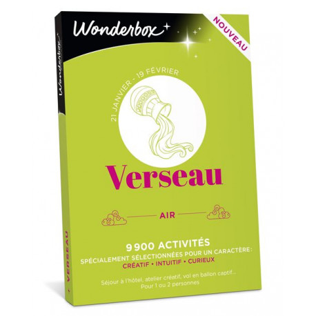Coffret cadeau Wonderbox Verseau