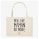 Tote bag XXL Kapsul Meilleure maman