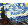 Peinture par numéro Figured'Art Van Gogh Nuit Etoilée 40x50 cm