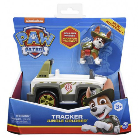 Véhicule et figurine Tracker La Pat'patrouille