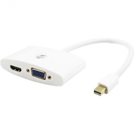 Mobility Lab - ML307558 - Adaptateur Mini Display Port vers 1 x HDMI + 1 x VGA