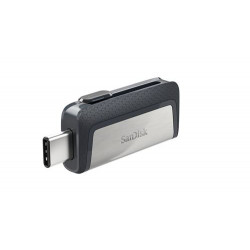 Clé USB SanDisk Ultra Dual Type C 256 Go Gris