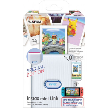 Imprimante photo Fujifilm Instax Mini Link Edition Spéciale Nintendo Switch