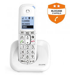Téléphone fixe sans fil Alcatel XL785 Blanc