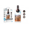Pack 4 objectifs caméra pour smartphone Clipeyz Noir