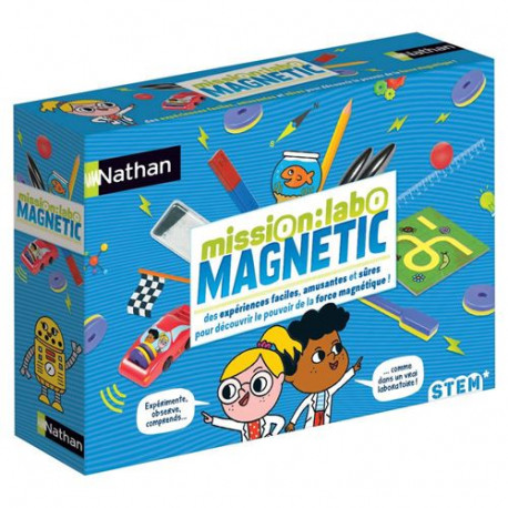 Jeu scientifique Nathan Mission Labo Magnetic Lab