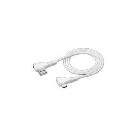 Câble USB-C coudé Wefix 1m Blanc