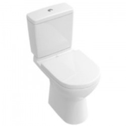 VILLEROY & BOCH -   Pack WC O.novo en Céramique sur pied sortie horizontale avec abattant Quick Release et Soft Closing