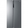 HAIER HSR3918FNPG - Réfrigérateur américain - 504L (337+167) - Froid ventilé - L90,8 x H177.5 cm - Inox