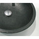ONDEE - Vasque bol a poser HELOISE - Noire -44cm - Terrazzo - Sans trop plein