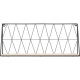 Etagere murale filaire en fer et MDF - Noir