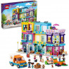 LEGO 41704 Friends L'Immeuble de La Grand-Rue, Maison de Poupée Heartlake City avec Café et Salon de Coiffure, 7 Mini-Poupées