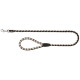 TRIXIE Cavo laisse SM : 1 m - ø 12 mm - Noir et gris argenté - Pour chien