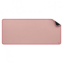 Large Tapis de Bureau - Logitech Desk Mat - Studio Series, Multifonctionnel et Etendu - Rose