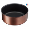 TEFAL L6752803 Casserole 16 cm INGENIO ECO-RESPECT - capacité 1,5 L - Tous feux dont induction - poignée vendue séparément