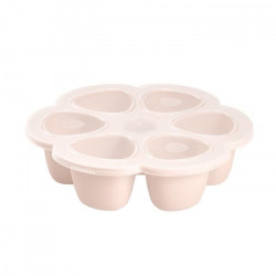 Béaba Portion Multiportions Moule en Silicone Rose 6 x 90ml