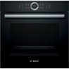 Four électrique encastrable Pyrolyse - Multifonction - BOSCH HBG672BB1S - Noir - 71 L