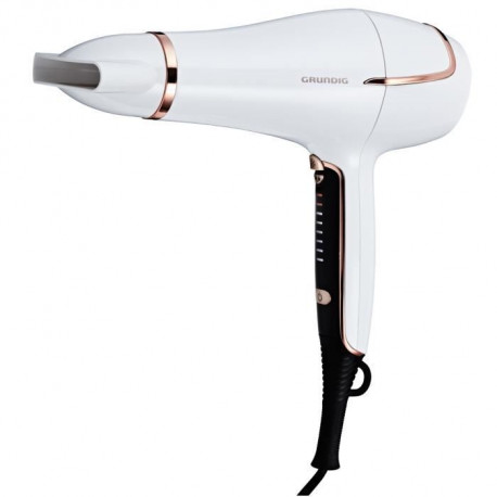 GRUNDIG HD7880 - Seche-Cheveux a commandes tactiles - 2200 W - 7 vitesses - 8 températures