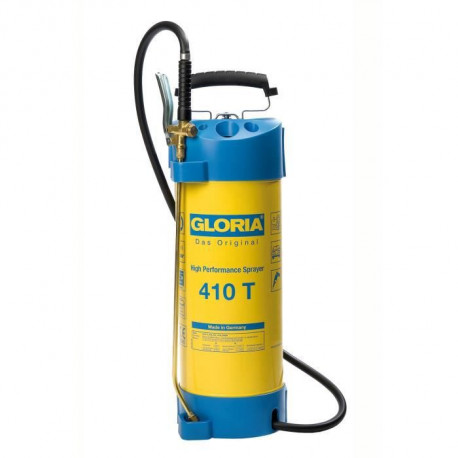GLORIA -  410 T - Pulvérisateur en acier haute performance de 10L avec buse et lance laiton