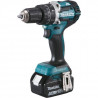 MAKITA Perceuse visseuse a percussion - 13 mm 2x5ah 18 V Li-ion (coffret Makpac) -DHP484RTJ