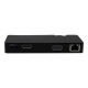 STARTECH.COM Mini station d'accueil USB 3.0 universelle - Pour ordinateur portable avec HDMI ou VGA, GbE, USB 3.0