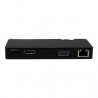 STARTECH.COM Mini station d'accueil USB 3.0 universelle - Pour ordinateur portable avec HDMI ou VGA, GbE, USB 3.0