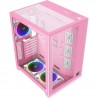 Boîtier PC - XIGMATEK - Aquarius S Queen - Boitier sans alimentation - Moyen tour - Format ATX - Rose ( EN46553 )