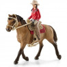 Schleich Figurine 42112 - Cheval - Cavaliere western