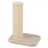 ZOLUX Griffoir poteau City Cat pour chat - 47 x 39 x 62 cm - Beige