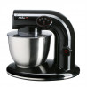 KITCHEN COOK Robot Pétrin AK80 Black - 1000W - Bol Inox 5L pour 2kg max - 4 vitesses - Kit pâtisserie - Robuste et maniable