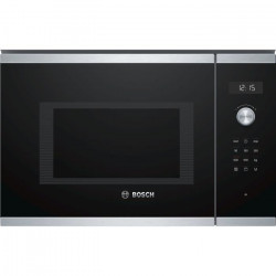 Micro-ondes grill encastrable - BOSCH - BEL554MS0 - Inox - 25 L - 900 W - Grill 1200 W