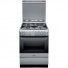 HOTPOINT H6M6C2AG(X)/FR - Cuisiniere table mixte gaz + induction - 4 zones de cuisson - 60 cm - Inox