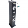 Inovalley HP49CD - Tour de son Bluetooth - Lecteur CD et fonction Karaoké - 100W - Radio FM - Port USB - Entrée aux-in - Noir