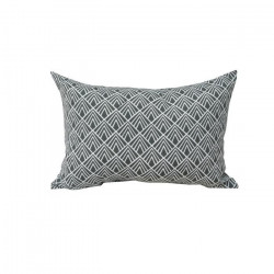 JARDIN PRIVE -  COUSSIN DECO 60X40CM DANEMARK ZINC