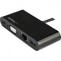 StarTech.com Adaptateur multiport USB-C pour ordinateur portable - VGA, USB 3.0, GbE et Power Delivery 60W (DKT30CVAGPD)