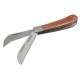 Couteau d'éléctricien a 2 lames avec manche en bois STANLEY - STHT0-62688