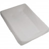 BABYCALIN Housse matelas a langer élastiquée gris