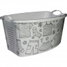 LIFE STORY Panier a linge IML - 42 L - Décor Clothes