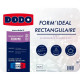 Oreiller Form'idéal - 50 x 70 cm - Garnissage 100% polyester thermolite résilience - Blanc - DODO