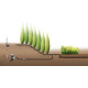GARDENA Tuyau a goutteur incorporés enterré 13,7 mm Micro-Drip  Longueur 50m  Arrosage goutte-a-goutte  Kit complet  (138…