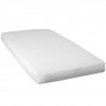 BABYCALIN Drap Housse Bébé Jersey Blanc 70 x 140 cm 130gr/m²