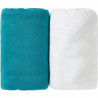 BABYCALIN Lot de 2 draps housse 70x140cm Tropical