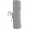 BABYCALIN Drap Housse Bébé Gris 60 x 120 cm Jersey 130gr/m²